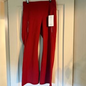 Athleta Vibrant Red Active Leggings